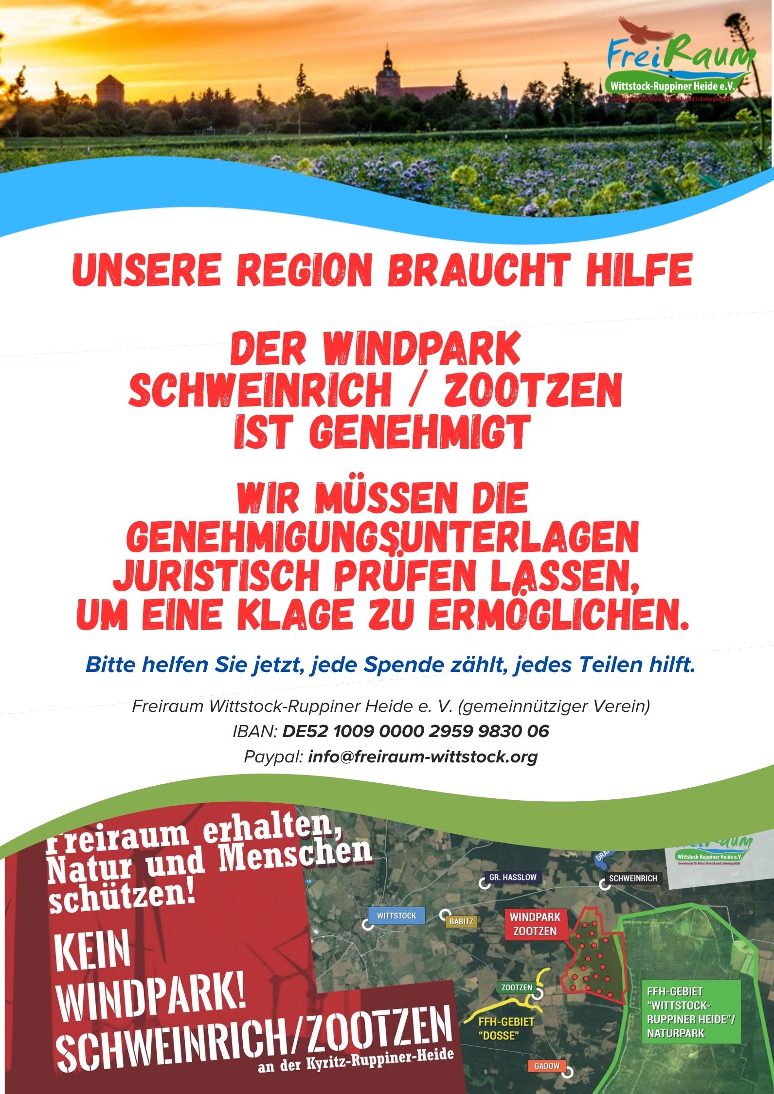 Flyer Spende Flyer Spende
